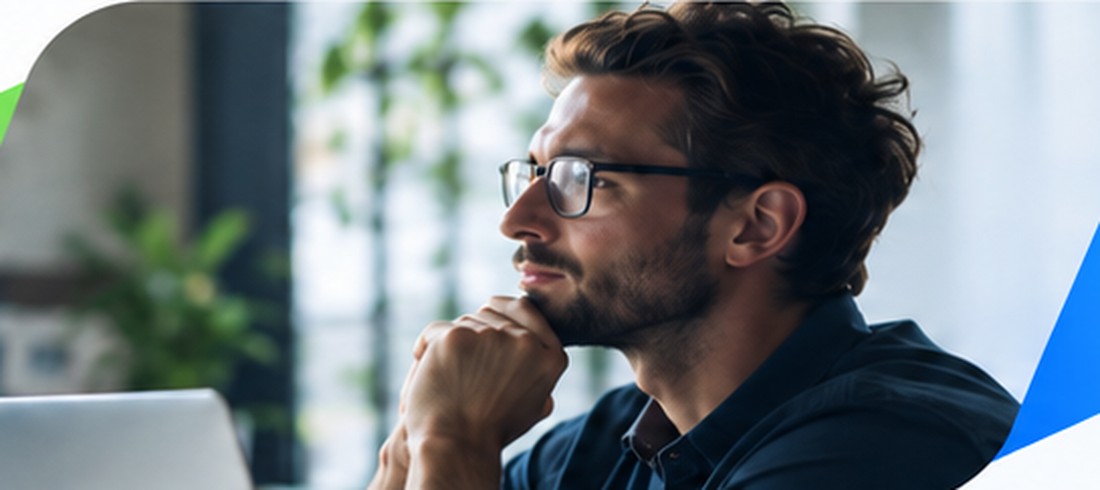 Technology professional considering a business decision